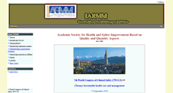 Desktop Screenshot of iarmm.org