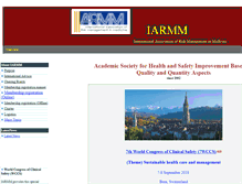 Tablet Screenshot of iarmm.org